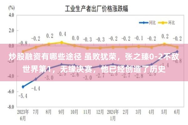 炒股融资有哪些途径 虽败犹荣,张之臻0-2不敌世界第1,无缘决赛,他已经创造了历史