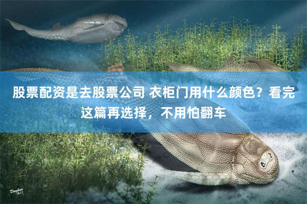 股票配资是去股票公司 衣柜门用什么颜色？看完这篇再选择，不用怕翻车
