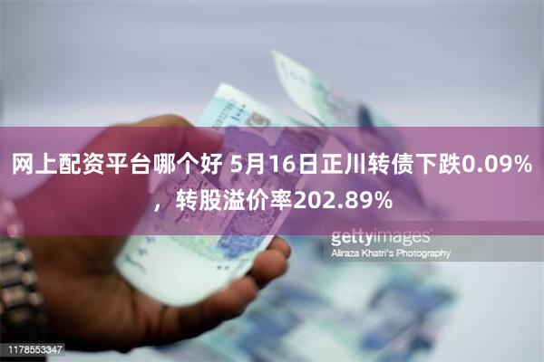 网上配资平台哪个好 5月16日正川转债下跌0.09%，转股溢价率202.89%